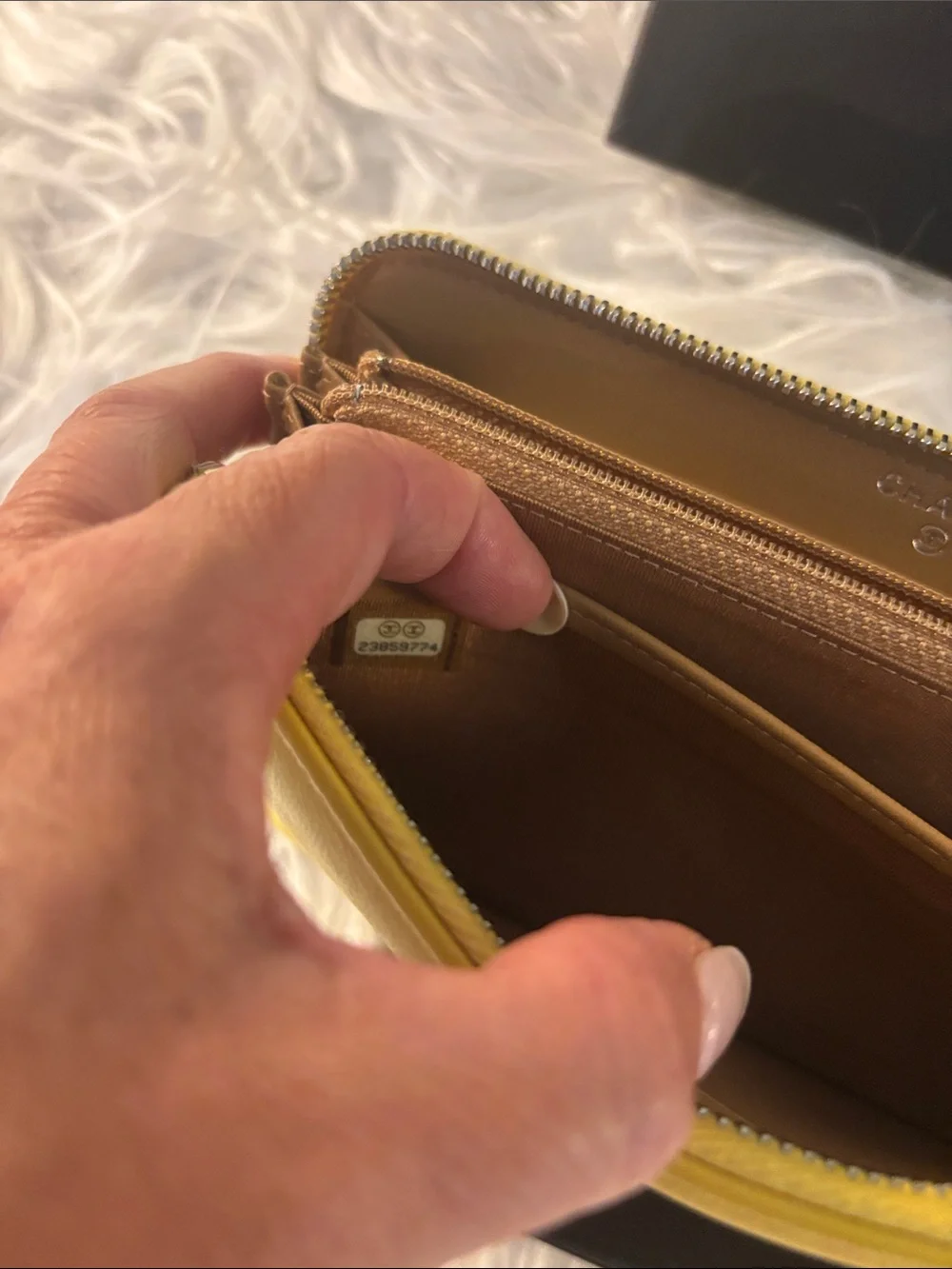 CHANEL Timeless CC Lambskin Zippy Wallet